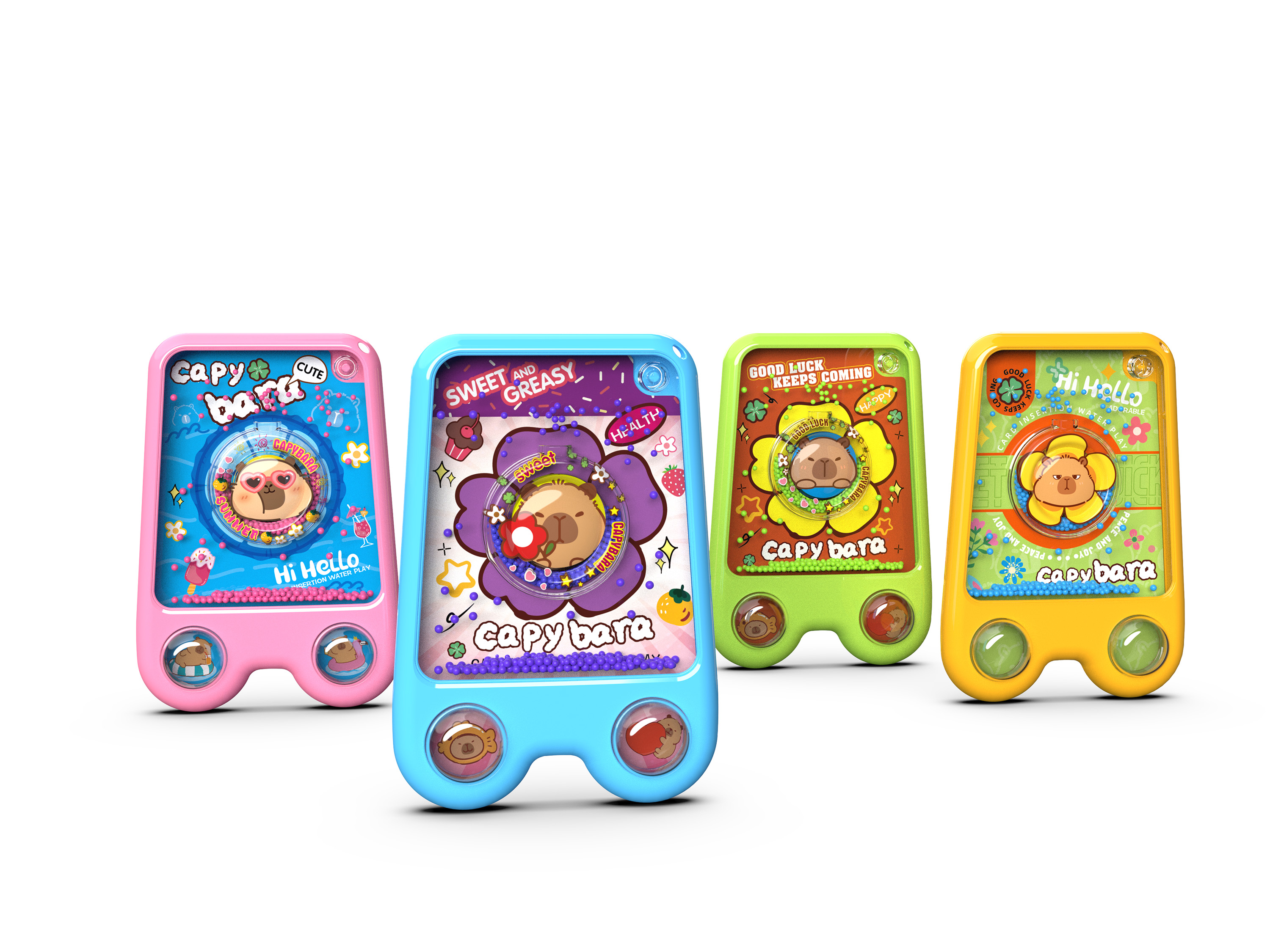 New Magic bead ring machine, Octopus Card Swap water game machine, children's toy, creative water machine, traditional toy, toy fun, parent-child interactive game, nostalgic toy for 80s and 90s Specification image