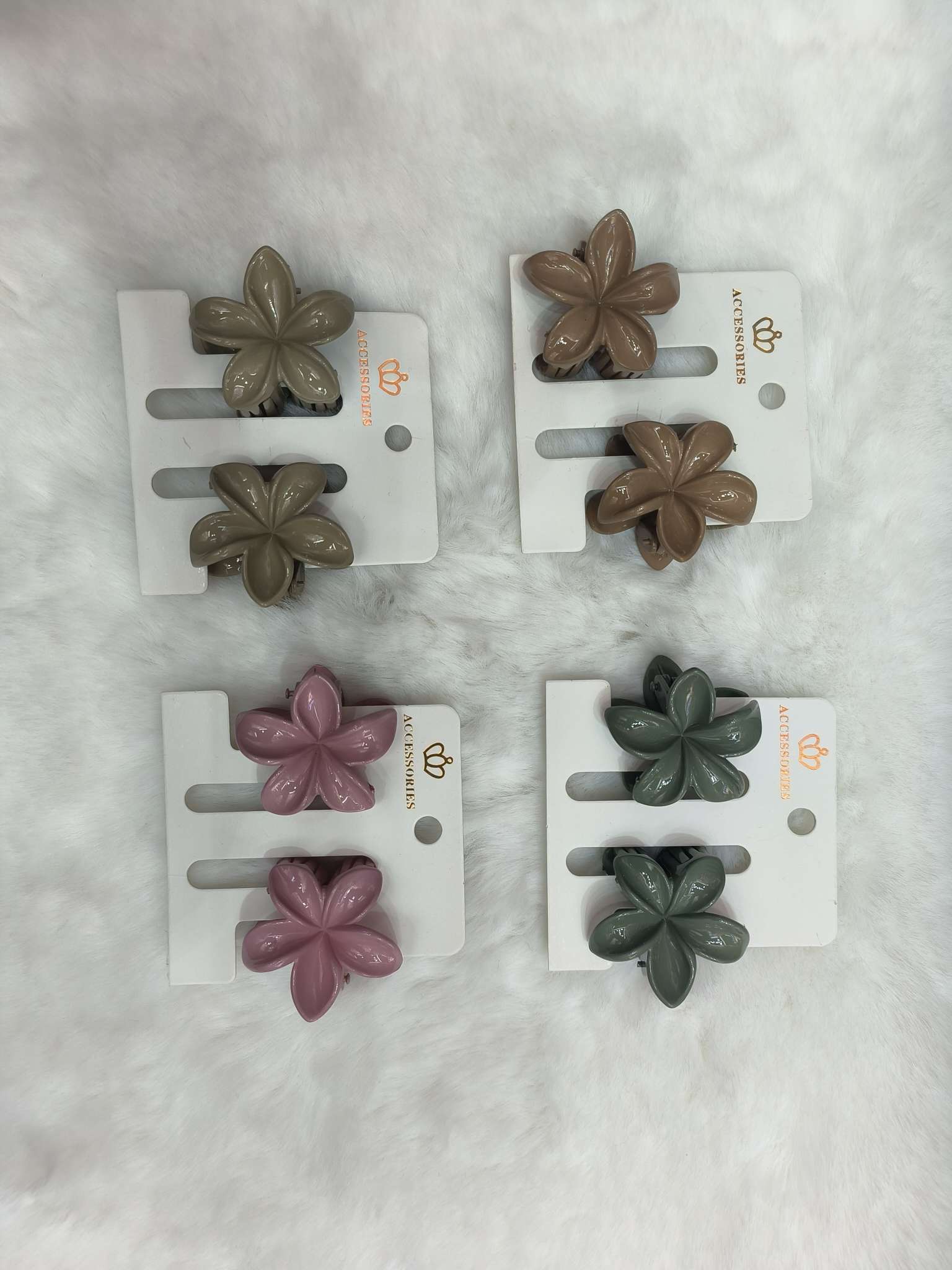 紫荆花装饰发饰头饰 美丽发夹抓夹 精致女士饰品 时尚潮流头发装饰品发夹