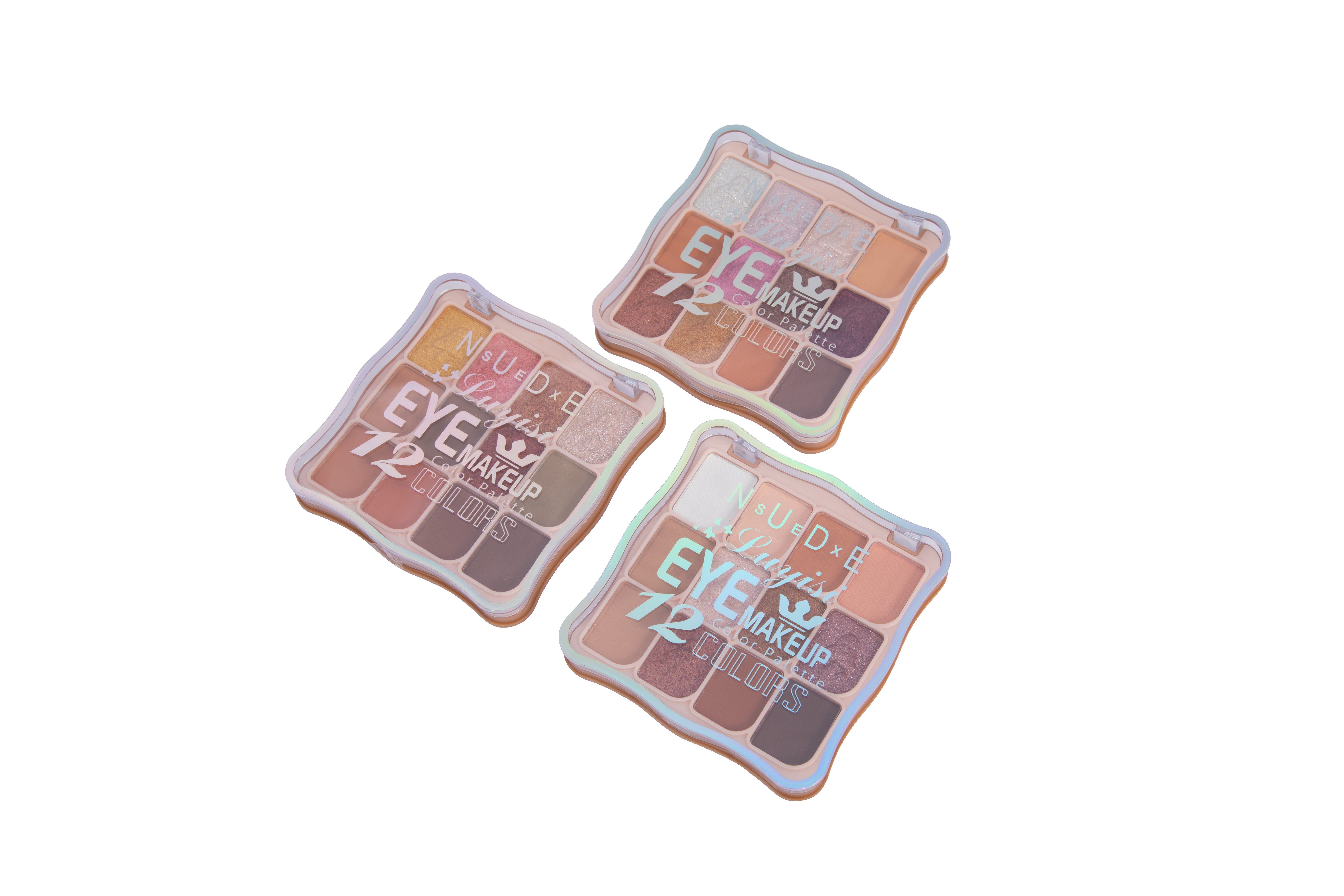 New 9 color plastic case eyeshadow 2 color pearl natural delicate fashion easy color details Picture