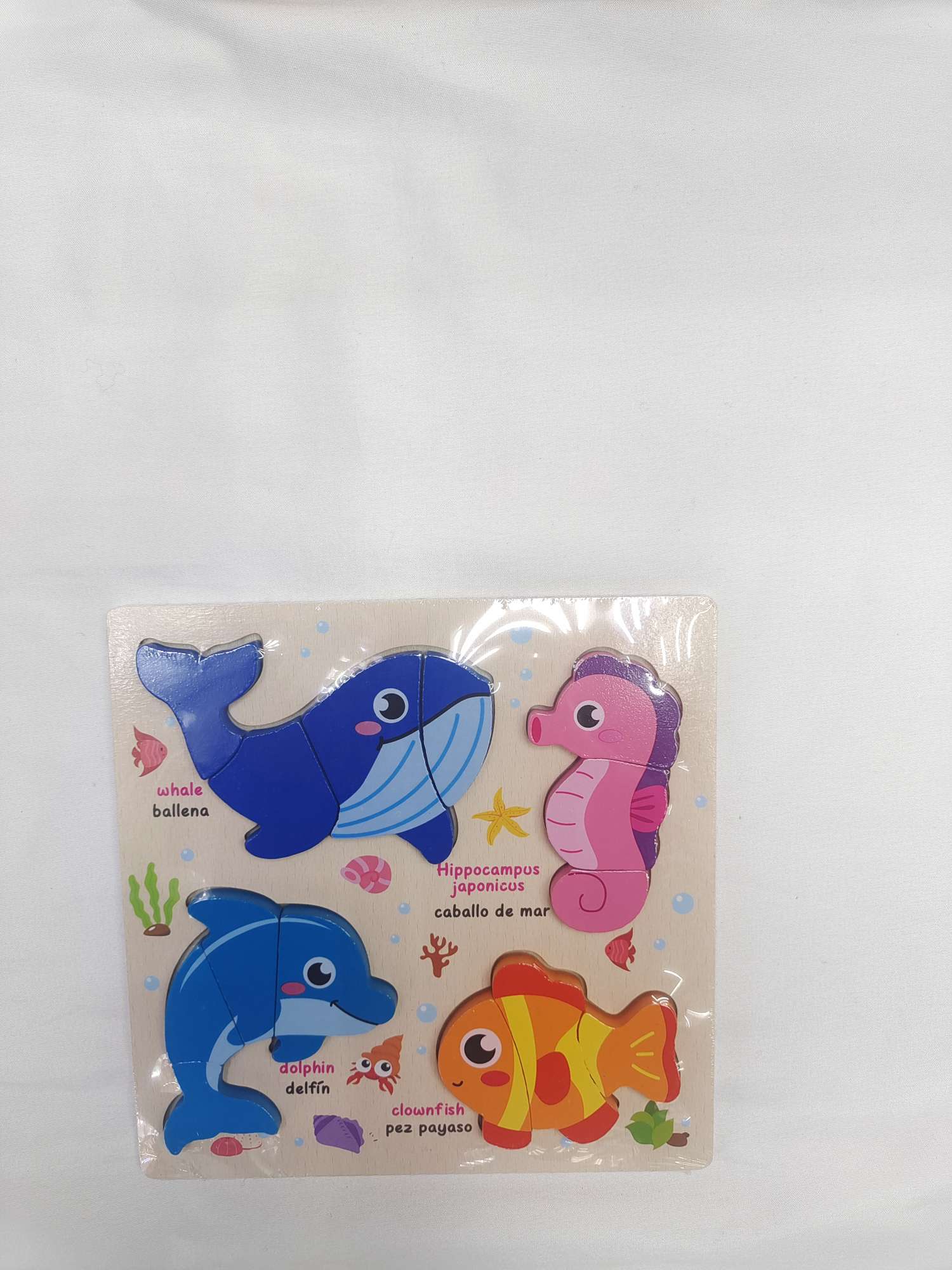 Baby jigsaw puzzles 0 to 3 years old 1 Children's three-dimensional board early education and intelligence toys 2 Wooden Montessori matching building block Jigsaw puzzles Children's cartoon wooden jigsaw puzzles detail image 5