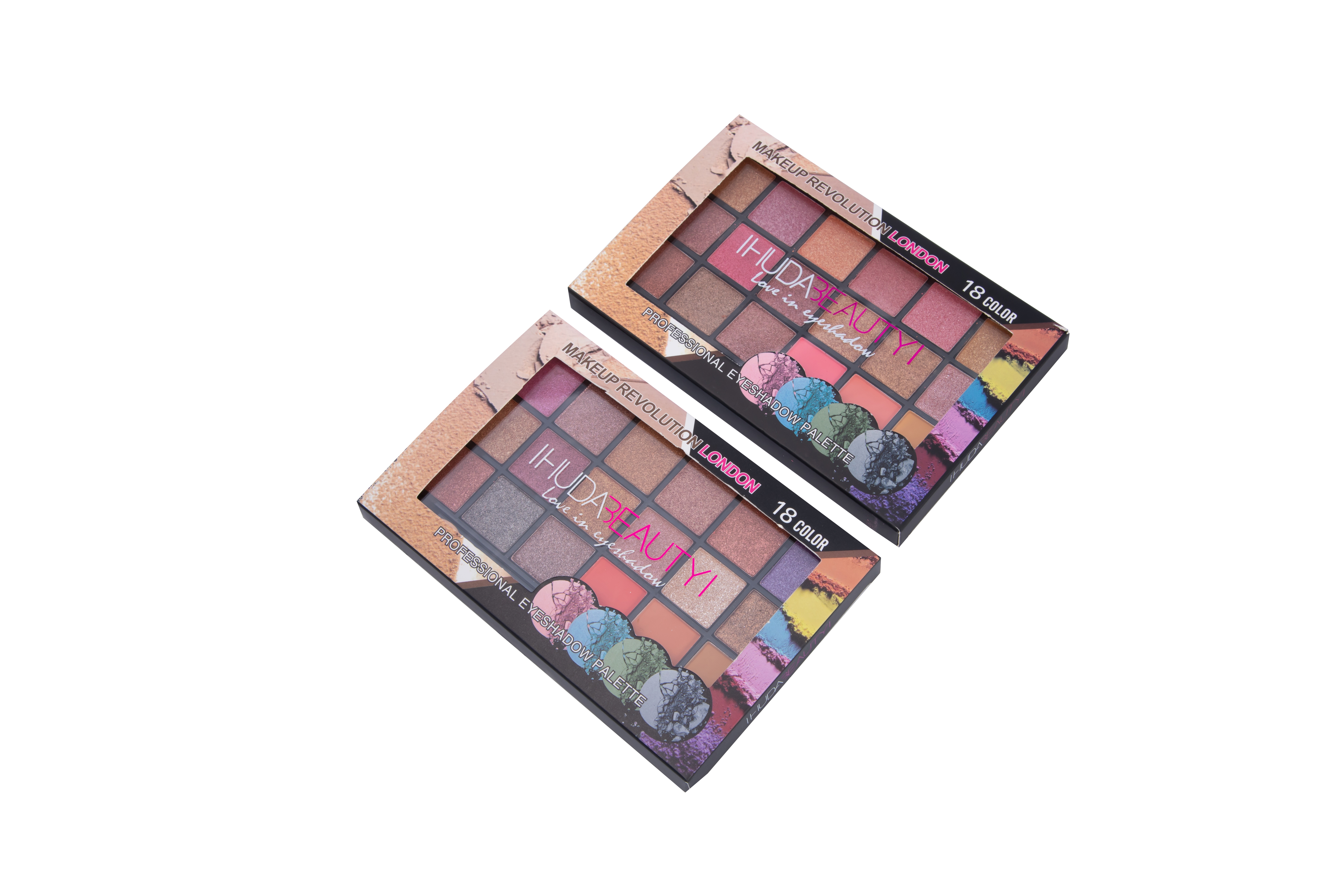 Burst 18-color pearl eyeshadow Earth pumpkin eyeshadow plate Eyeshadow factory OEM cross-border cosmetics Application Scenario