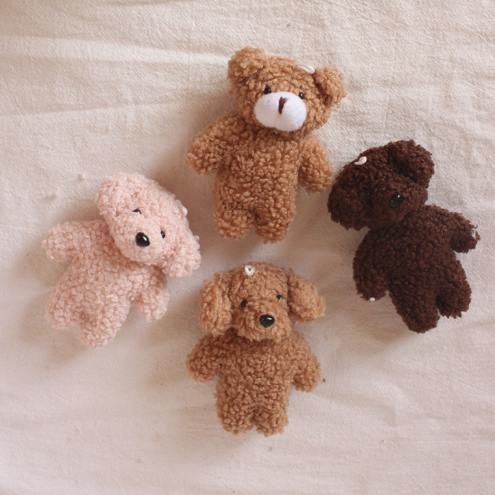 Cute bear cartoon scarves, hair accessories, plush toys, gentleman rabbit dolls, bags, mobile phone decorations, accessories and pendants Specification image