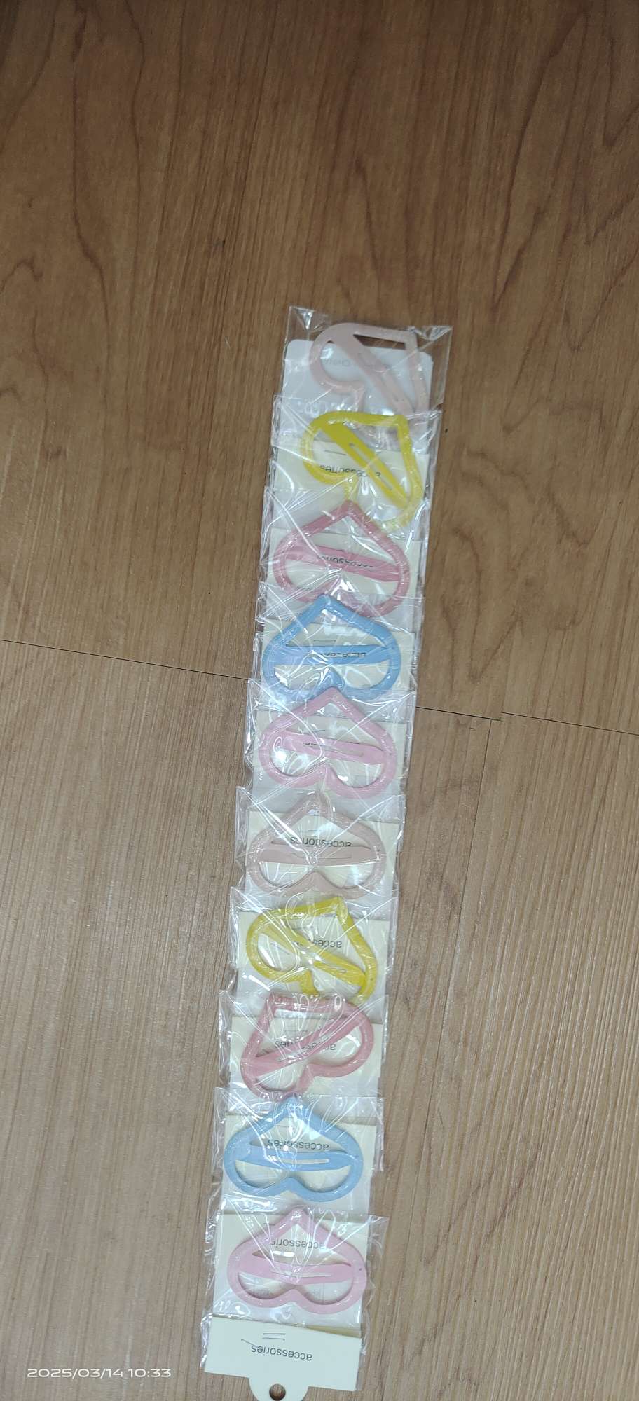 儿童饰品桃心夹