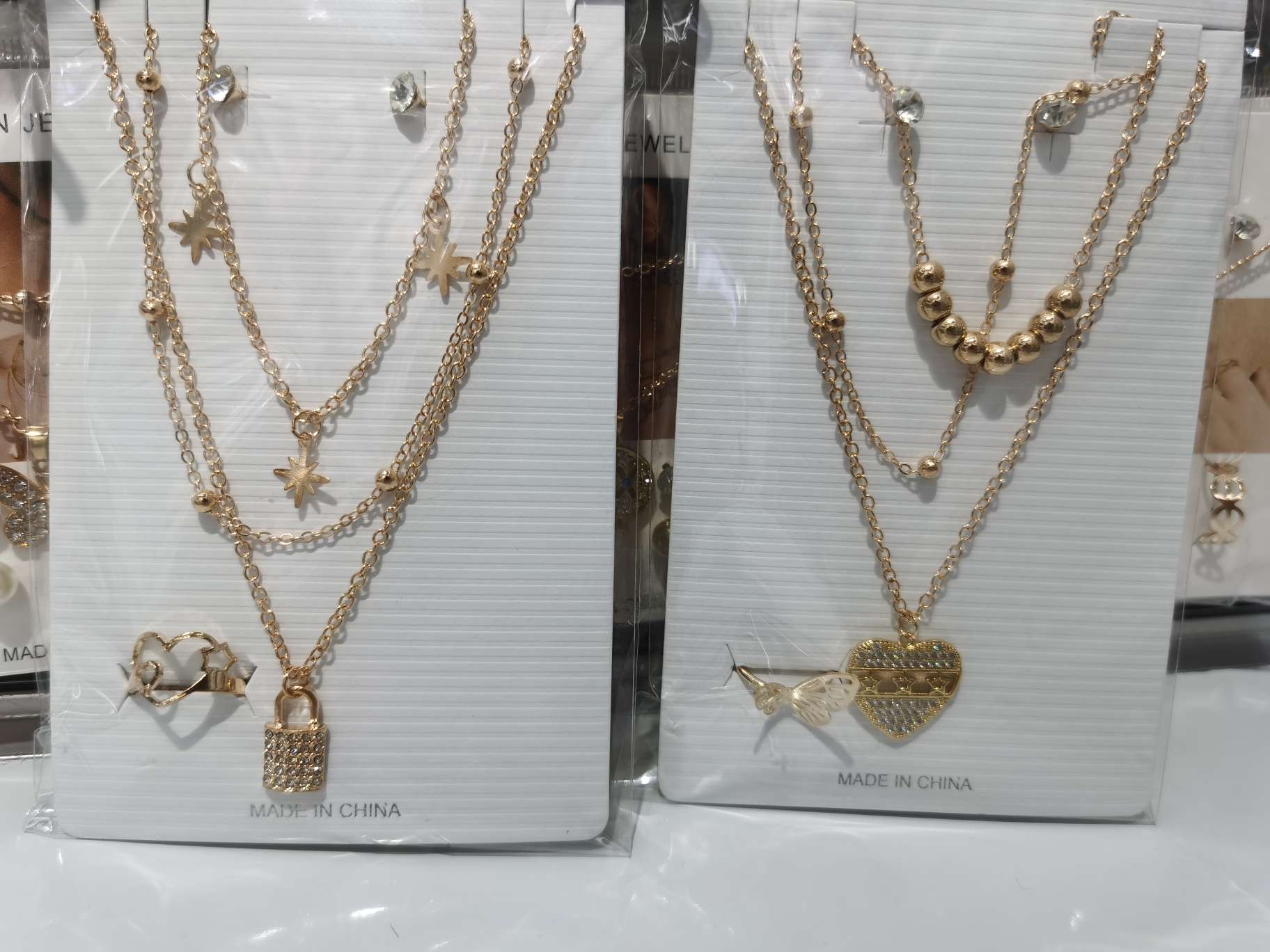 手链，脚链，项链套装 产品图