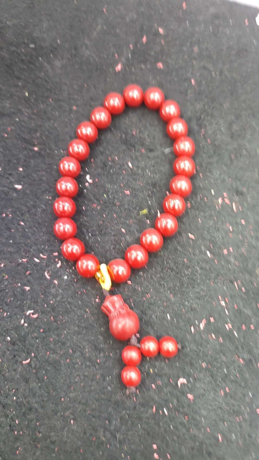 朱砂貔貅手串，念珠手串。朱砂高含量帝王含量手串，佛珠手串18只手串。高级朱砂手串图