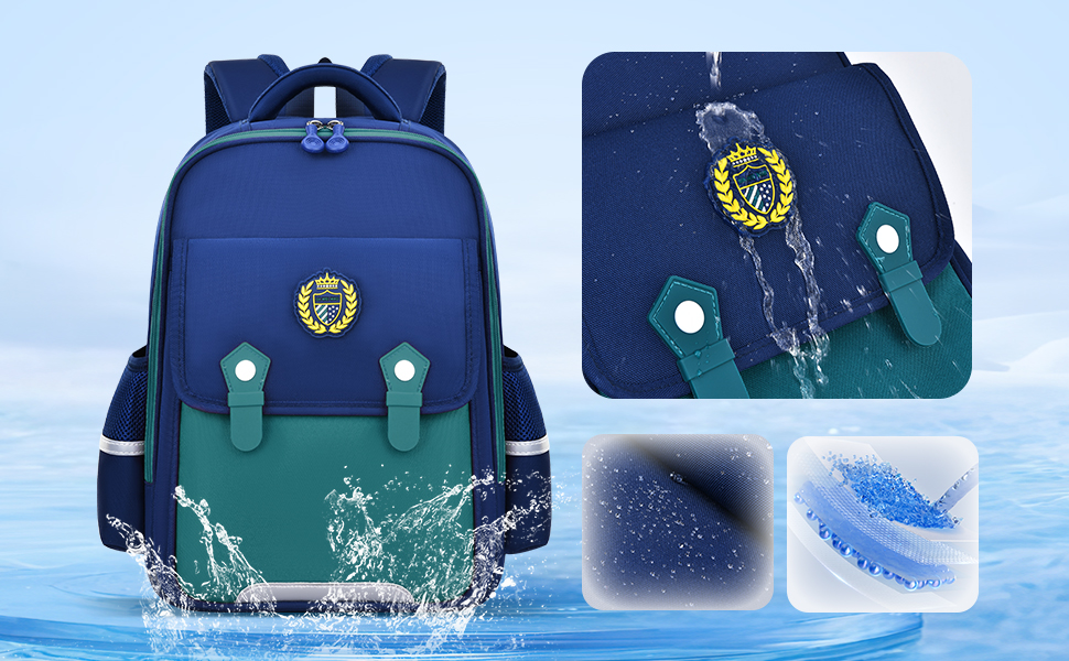 British minimalist style color-blocking fashionable and trendy schoolbag, special back-protecting schoolbag for classroom stress relief, lightweight and large-capacity waterproof, tear-resistant and wear-resistant schoolbag, dual-purpose student schoolbag for outdoor travel pic 6