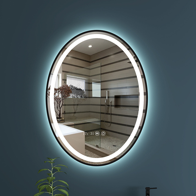 Hexagonal Bathroom Mirror, Aluminum Alloy Bathroom Mirror, Smart Bathroom Mirror, Tempered Glass Lens, Fitness Mirror, Bedside Table Decorative Mirror, High-Definition Wide Field Of View Application Scenario