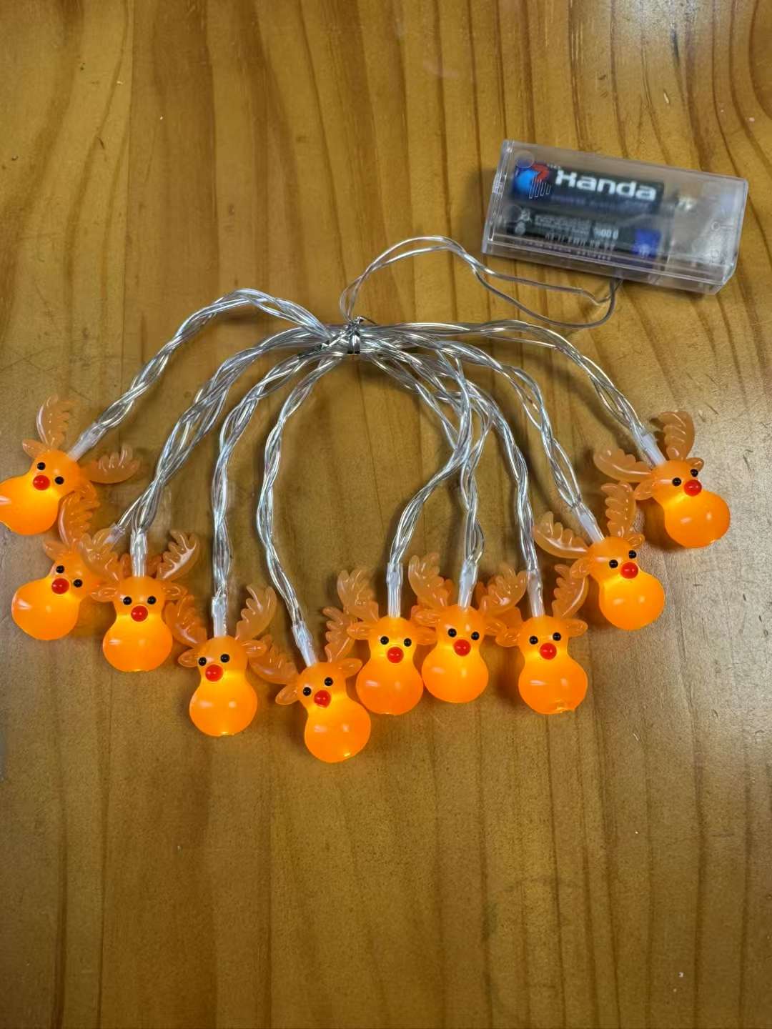 圣诞拐杖蜜蜂蝴蝶皮卡丘结节日喜气装饰彩灯橡胶仿真详情图3