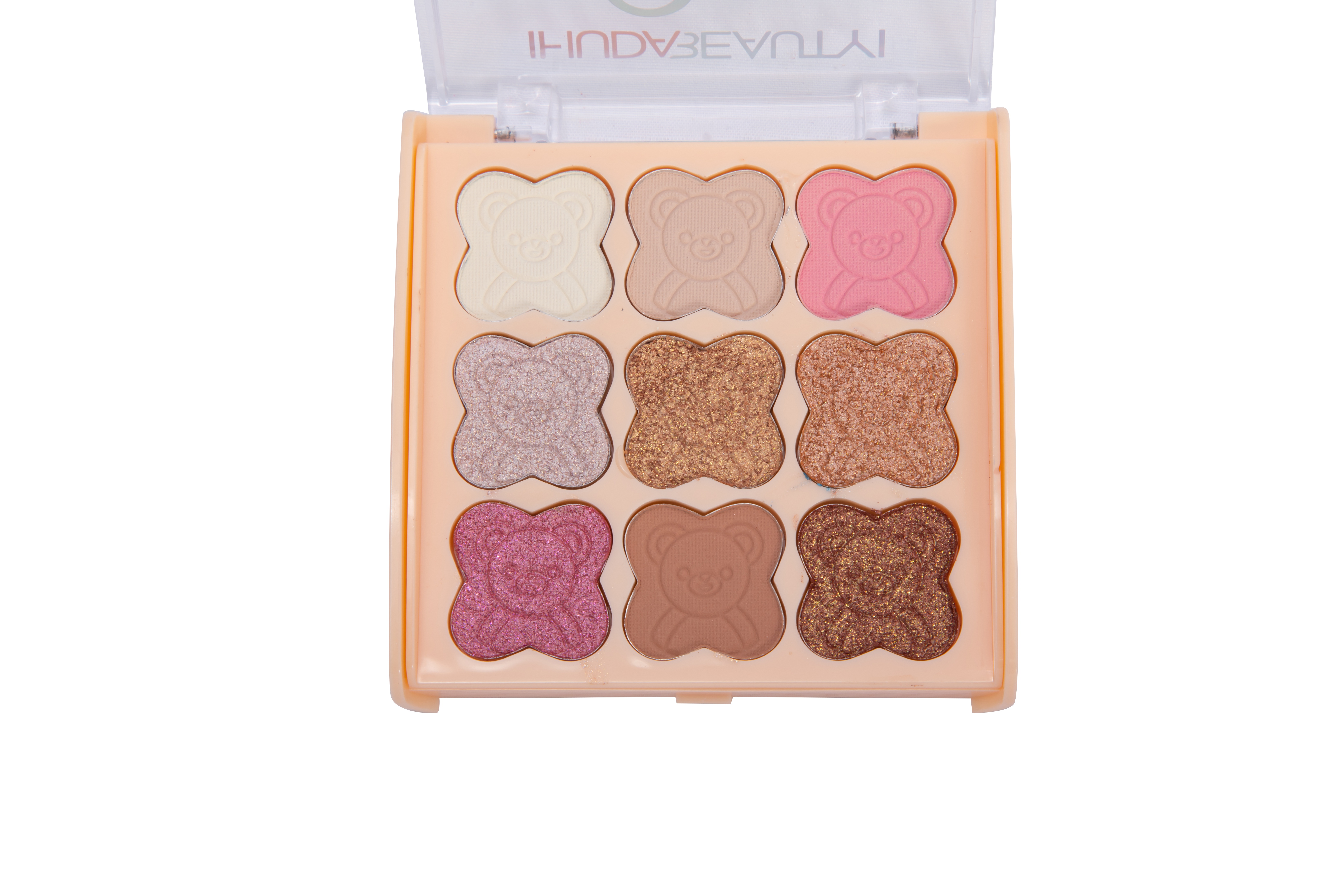 New 9 color plastic box eyeshadow two groups of color natural fashion easy color earth color atmospheric makeup eyeshadow makeup Item Picture