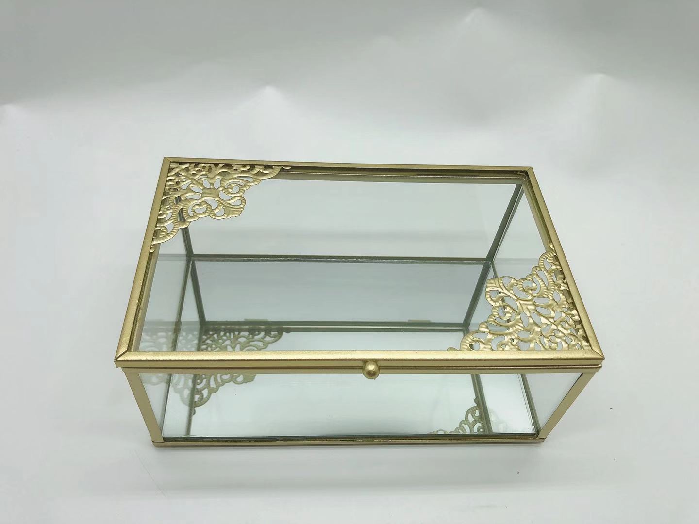 玻璃首饰盒工艺品摆件细节图