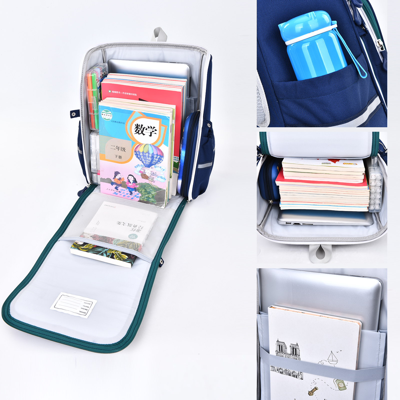 Simple and contrasting British-style large-capacity schoolbag, class-specific back-protecting schoolbag, waterproof, tear-resistant and wear-resistant, dual-purpose student schoolbag for outdoor travel, combining fashion and individuality, essential item for campus trends, schoolbag Application Scenario