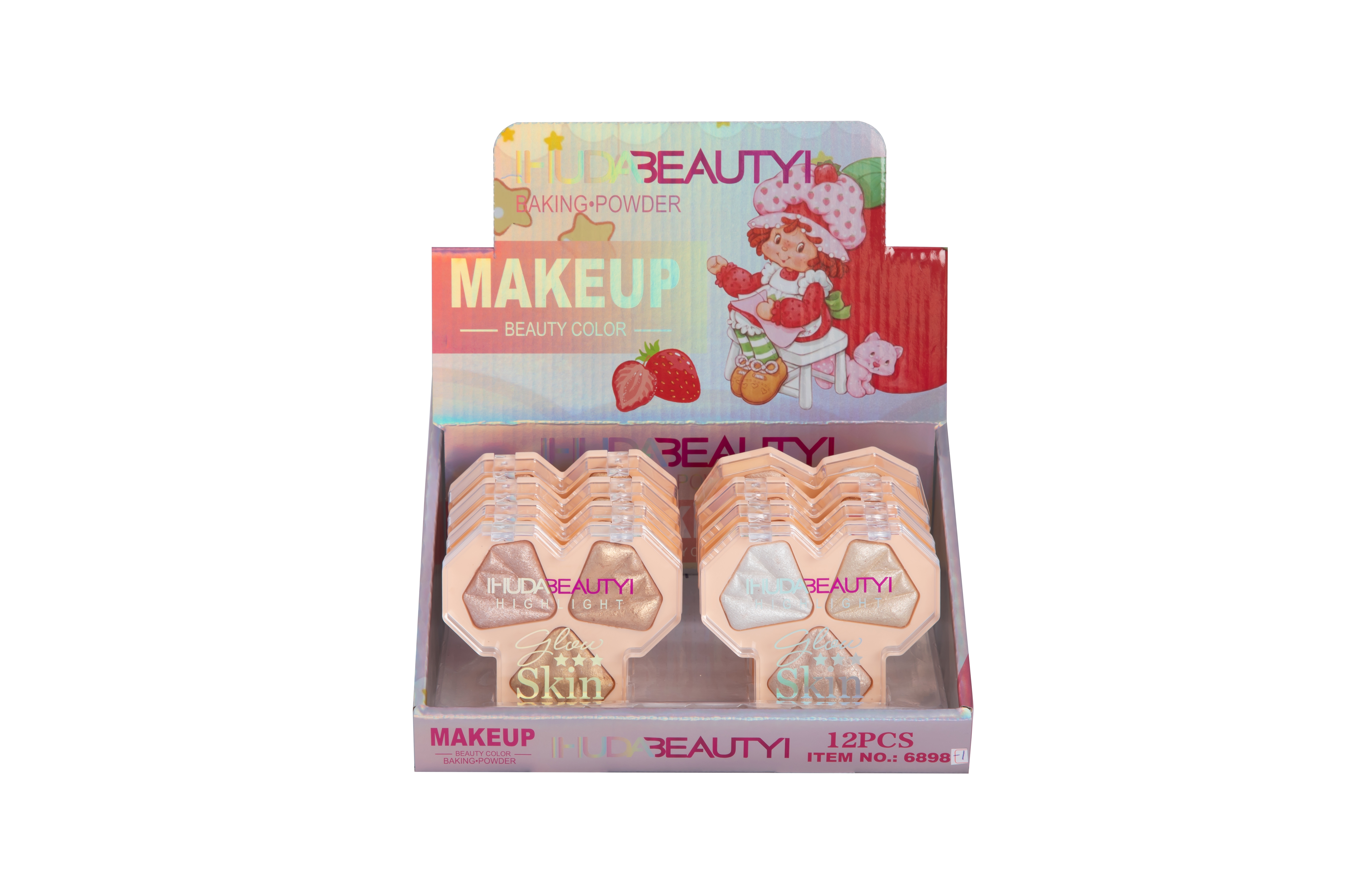 Brightening Skin Contouring Glitter Nose Shadow Embellished 3D Brightening Diamond Highlighter Powder Foundation full figure