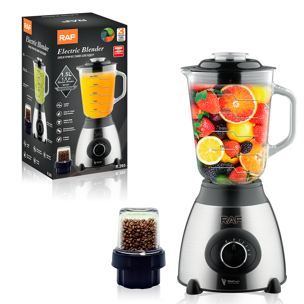 Multi-functional juicer, household fully automatic fruit and vegetable juicer, food processor, glass R.295 details Picture