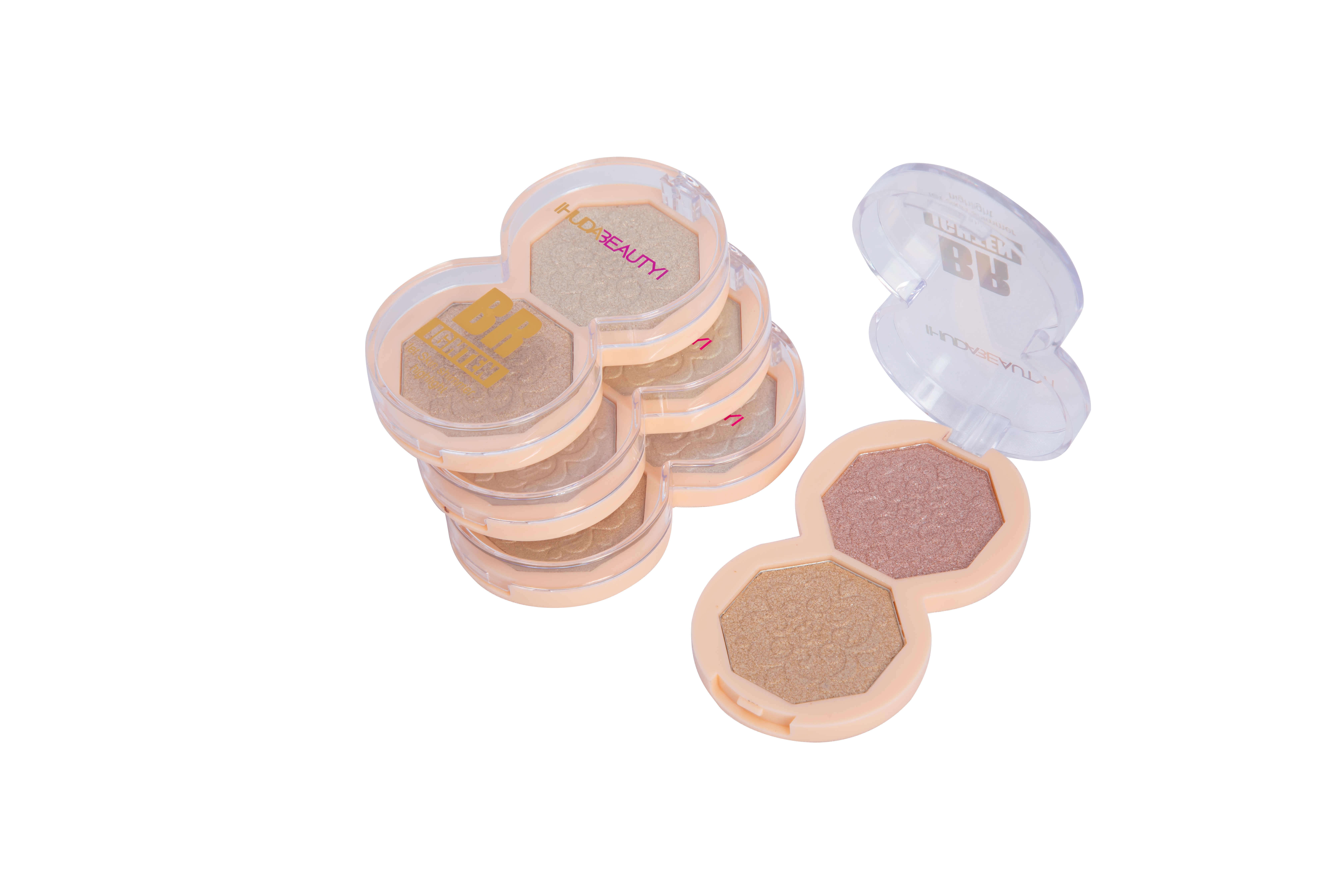8 color pearlescent face brightening stereo diamond highlighter powder wholesale Item Picture