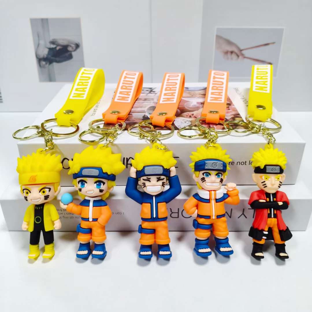 新款卡通可爱火影忍者手游钥匙扣挂件包包钥匙扣挂件