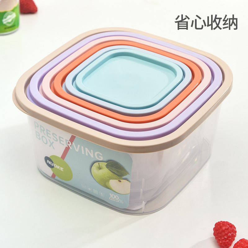 N21-NK-2506 plastic crisper box Special box for food grade microwave oven Private food packing box bento box Specification drawing