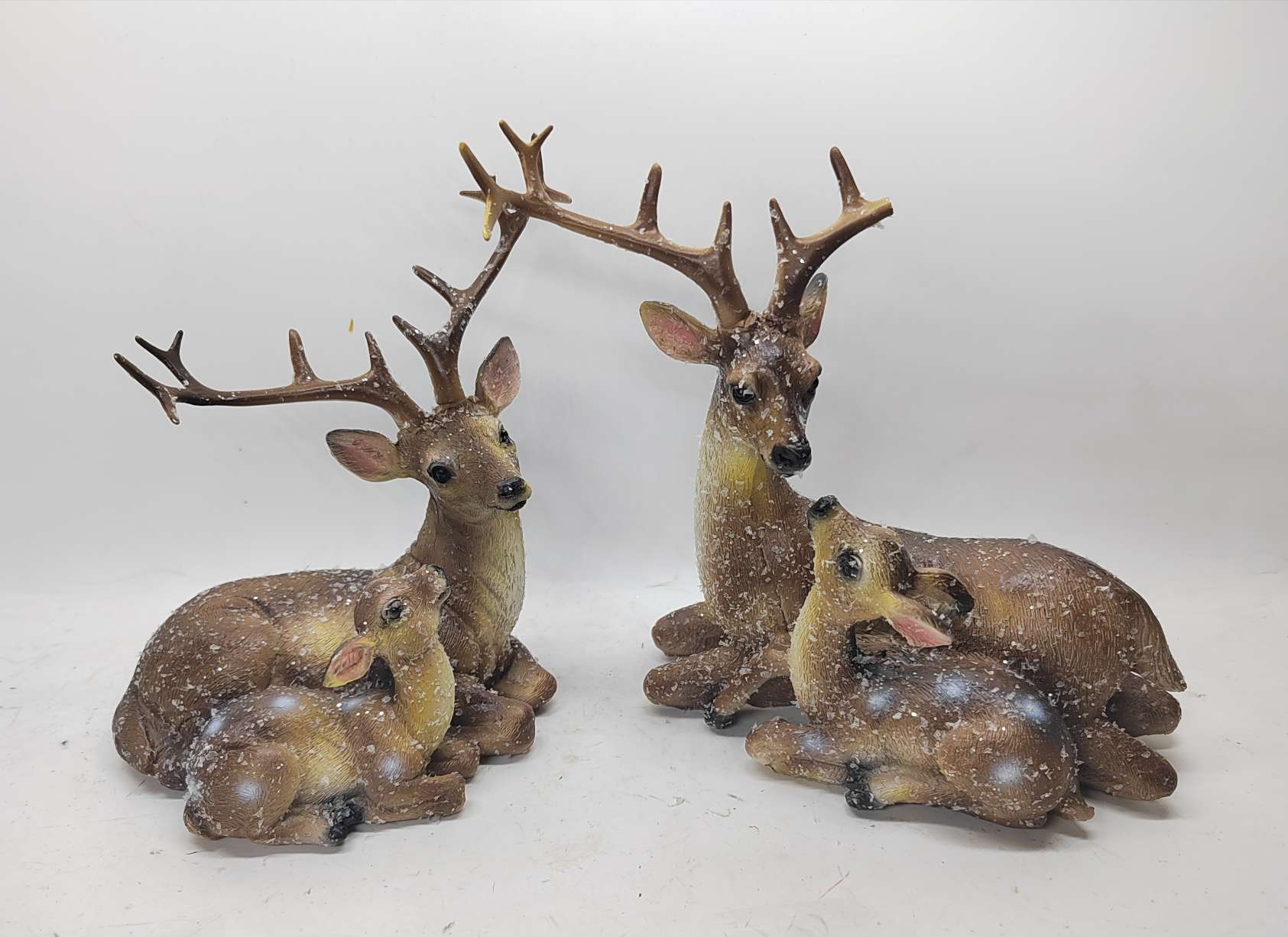 树脂鹿摆件圣诞节庆礼品