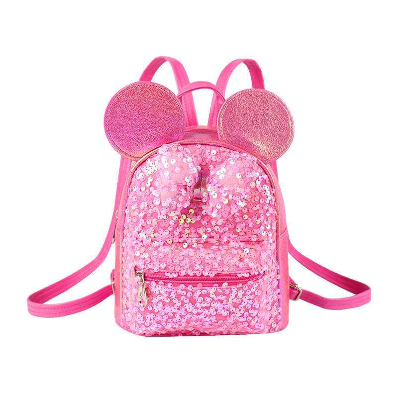 A cute large-tailed cat-shaped bow, large-capacity, lightweight, waterproof, cute, fashionable and trendy backpack for kindergarten girls