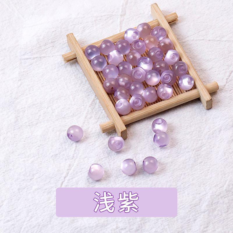 National Trend - Wholesale and retail of cheongsam button, jade small round button, resin edge hole round beads and loose beads, factory direct sales and customization Specification image