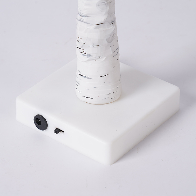 跨境led圣诞彩灯白桦树灯彩蛋树灯房间礼物装饰户外万圣节仿真树圣诞灯饰详情图4