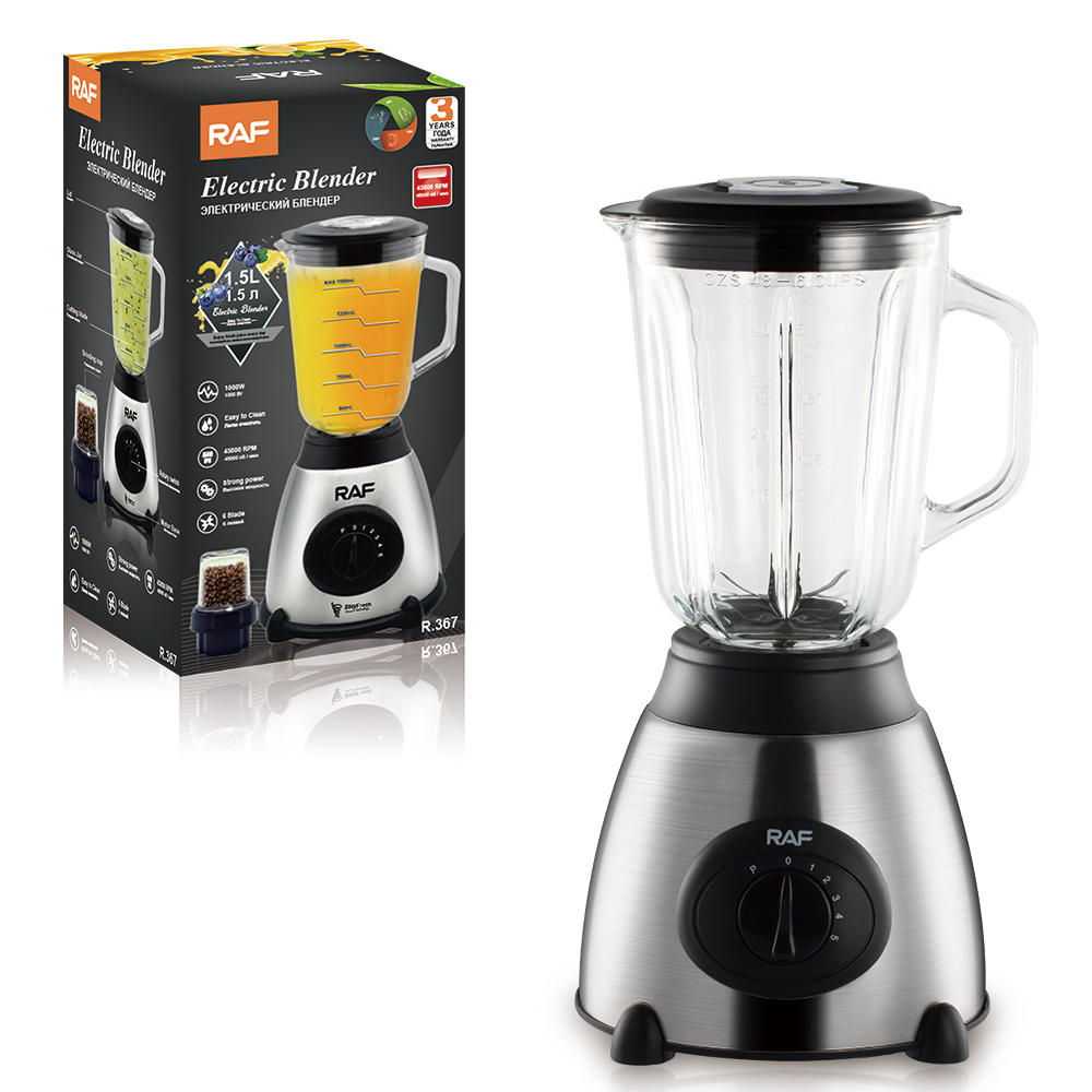 RAF European-grade smoothie blender, household juice cooking meat grinder, electric soy milk maker, blender and grinder details Picture