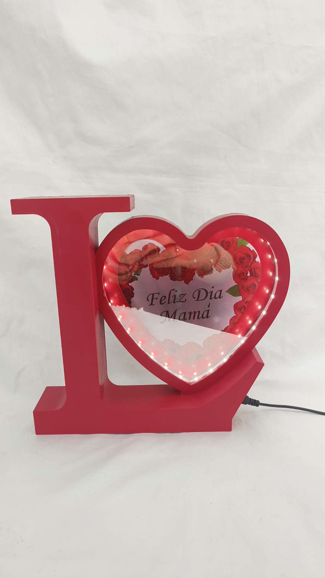 Mother's Day handicrafts, photo frames with lights, plug-in photo frames, table lamps, photo frames and ornaments detail image 7