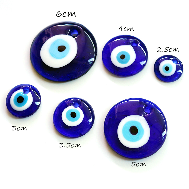 Turkish blue-eyed bead glass handcrafted bead accessories are in stock and can be customized Item Picture
