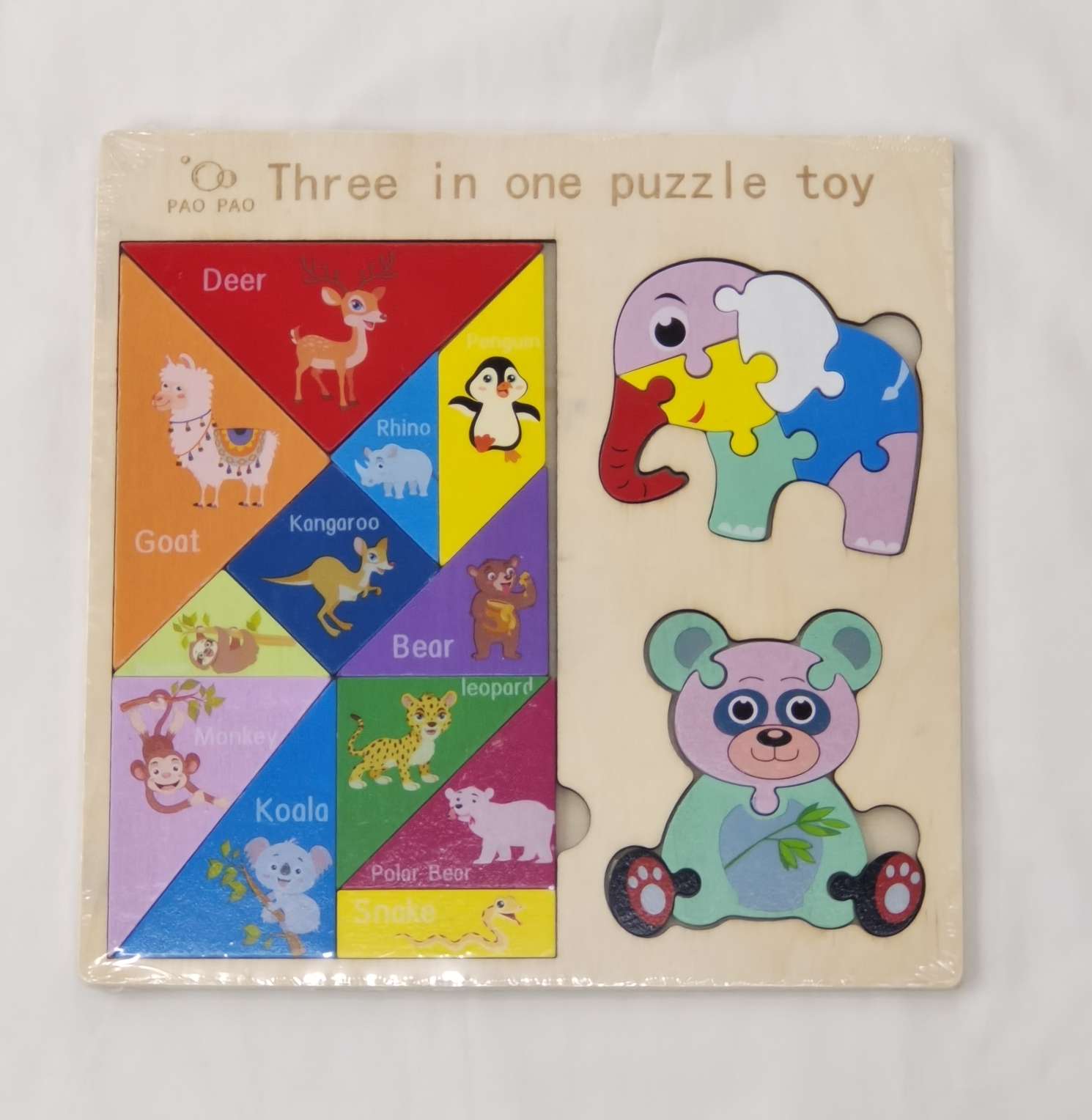 Tetris round heart-shaped tangram puzzle building blocks for children's early education, intelligence development, jigsaw puzzle toys, jigsaw puzzles, wooden jigsaw puzzles, children's cartoon jigsaw puzzles detail image 6