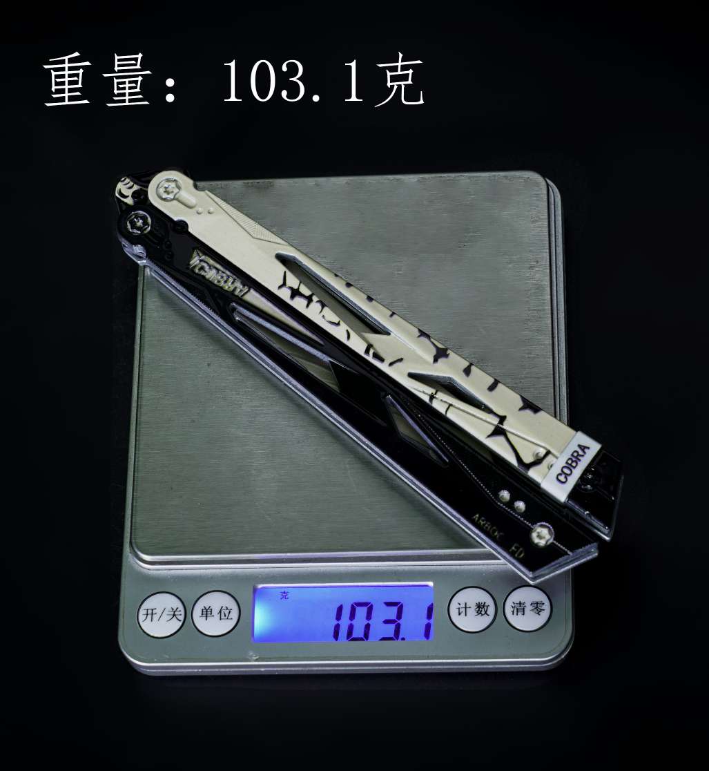 三角洲影风蝴蝶刀甩刀兵器模型 产品图