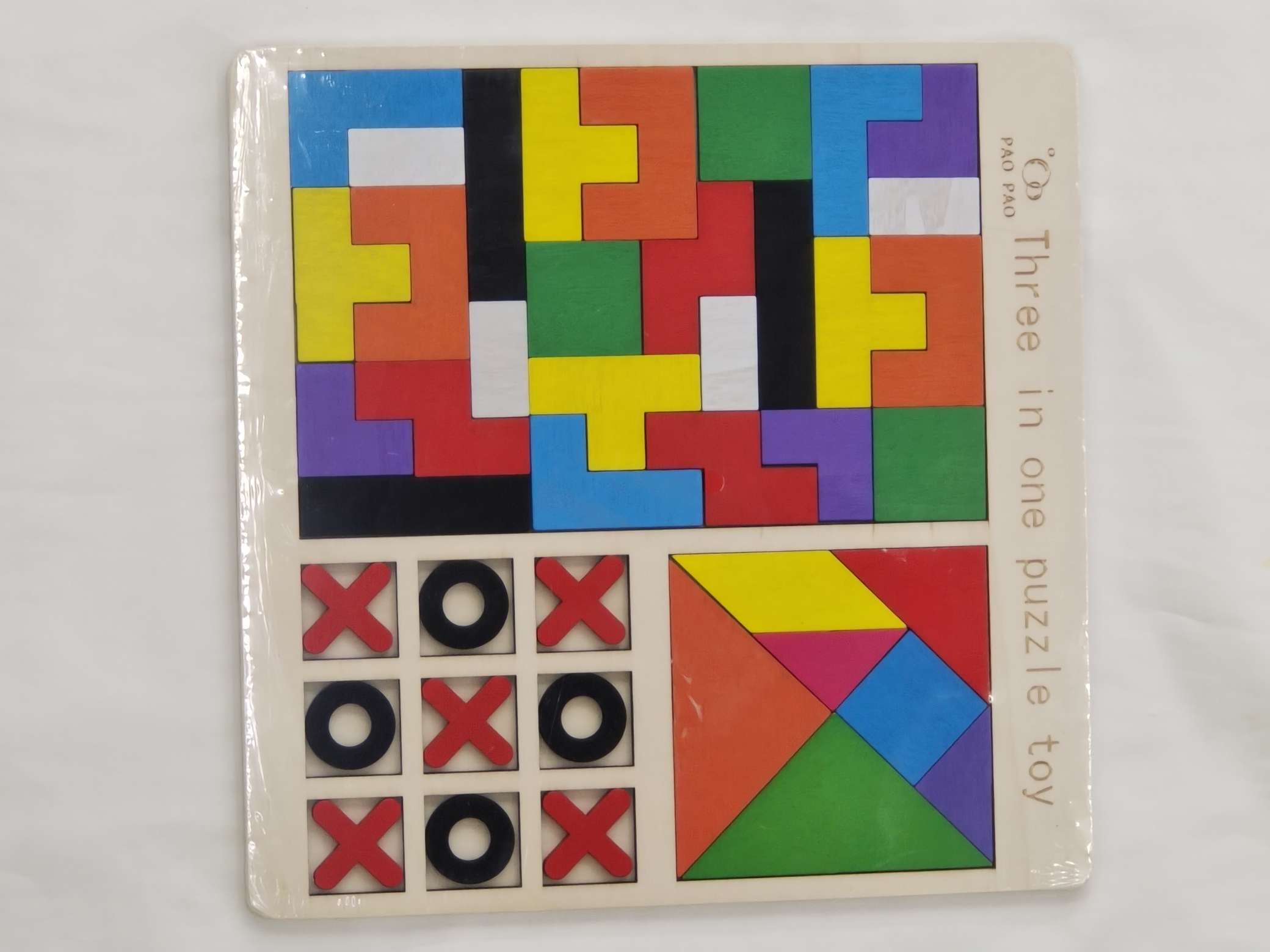 Tetris round heart-shaped tangram puzzle building blocks for children's early education, intelligence development, jigsaw puzzle toys, jigsaw puzzles, wooden jigsaw puzzles, children's cartoon jigsaw puzzles detail image 18