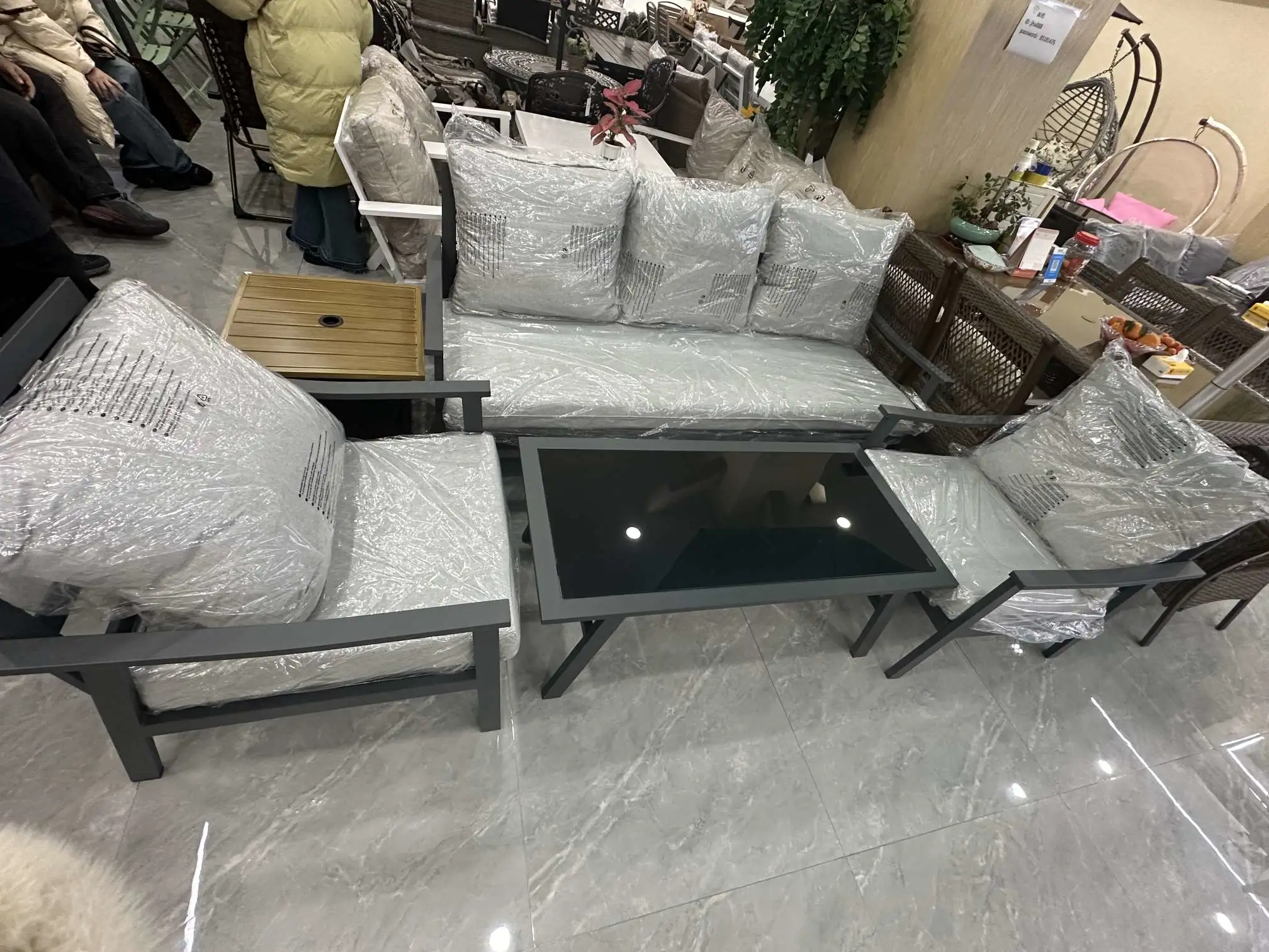 JHA-234 outdoor leisure sofa, popular outdoor table and chair, home decoration building materials, leisure outdoor furniture, high-quality outdoor furniture detail image 2