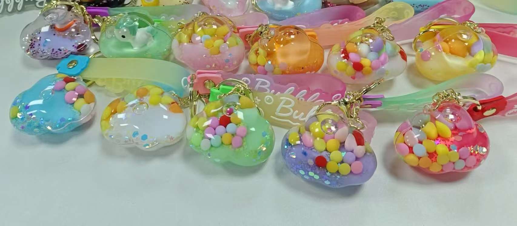 主题亚克力钥匙扣流沙瓶设计 入油摆件工艺品 钥匙配饰礼品 独特创意钥匙扣装饰品钥匙扣流沙瓶 钥匙扣流沙瓶详情图1