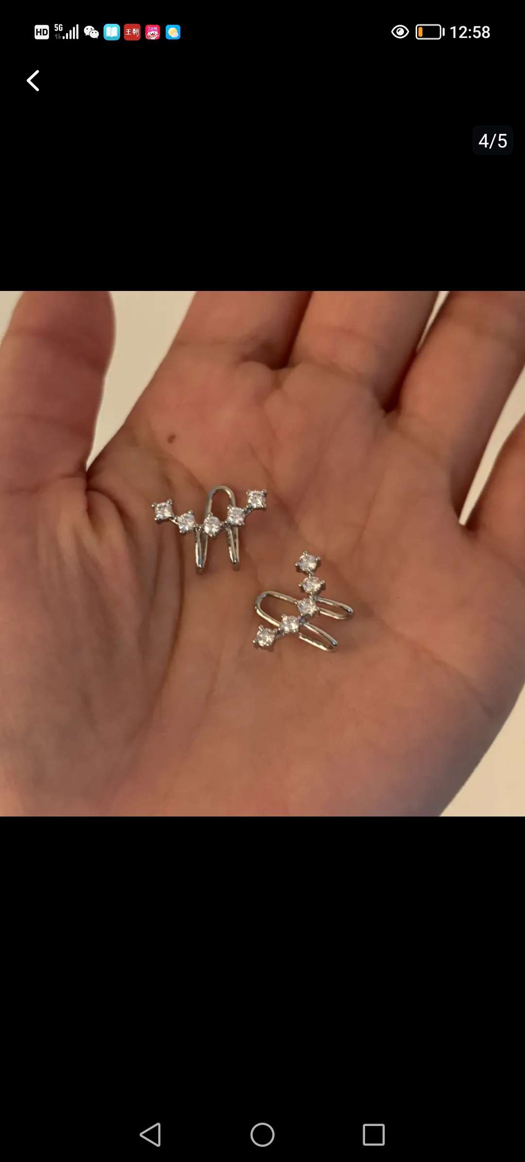 侧耳骨夹高级感耳夹无耳洞女无洞耳挂小众耳环夹款耳钉耳蜗夹耳饰产品图