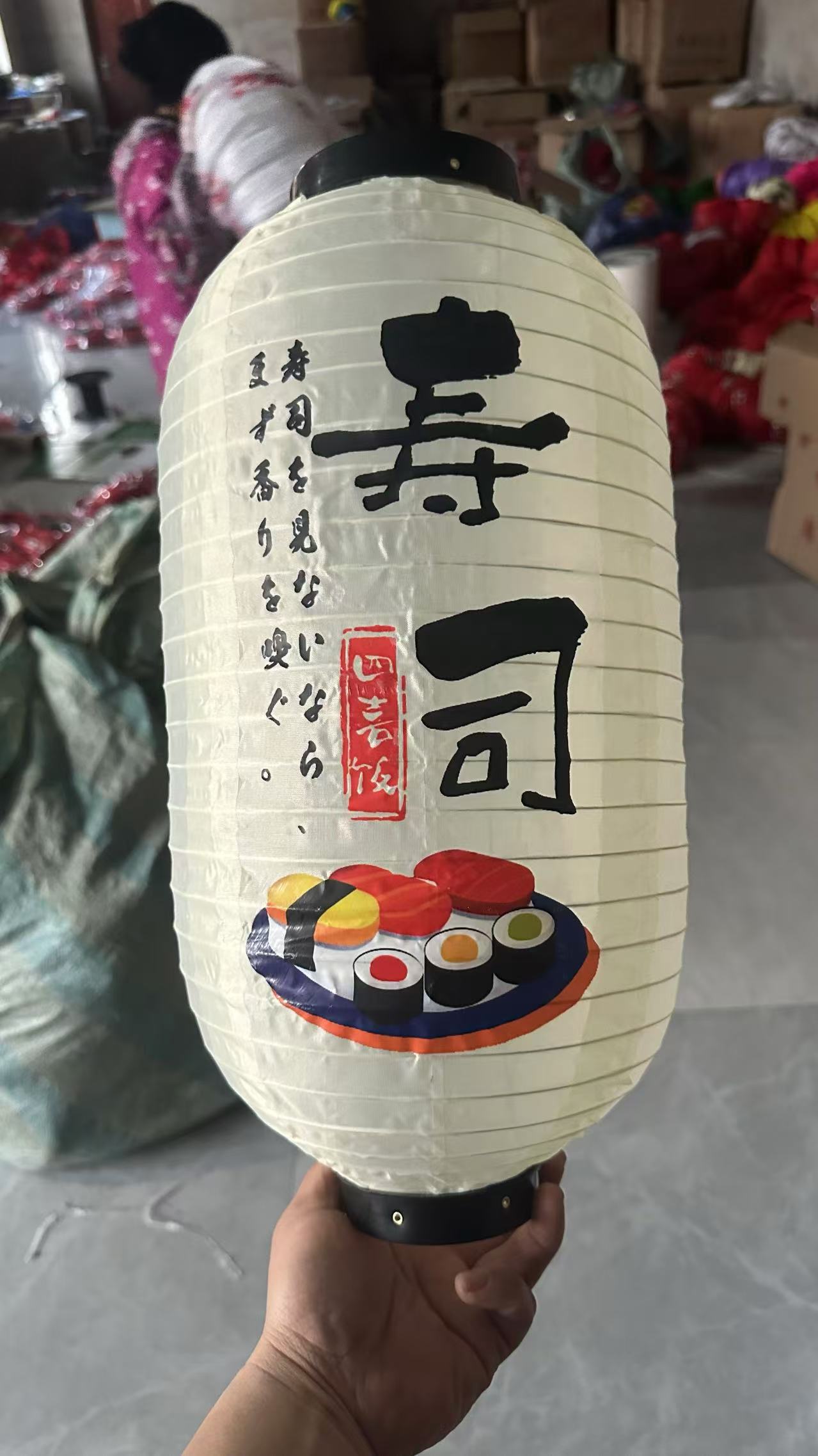 日式绸布伞灯笼25x45详情图3