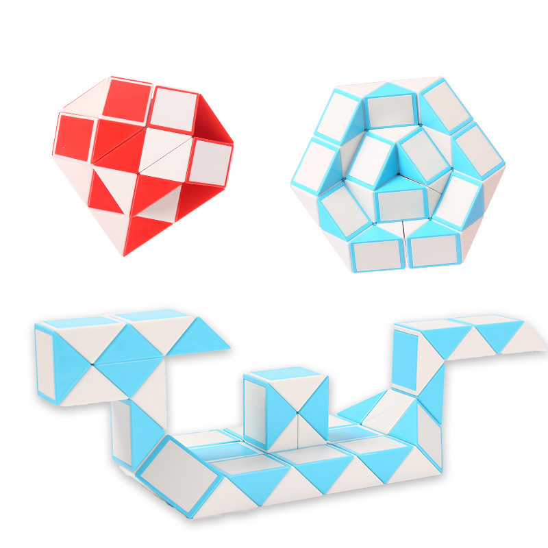 奇艺儿童益智小魔方百变魔尺24段36段48段60段幼儿园智力魔方详情6