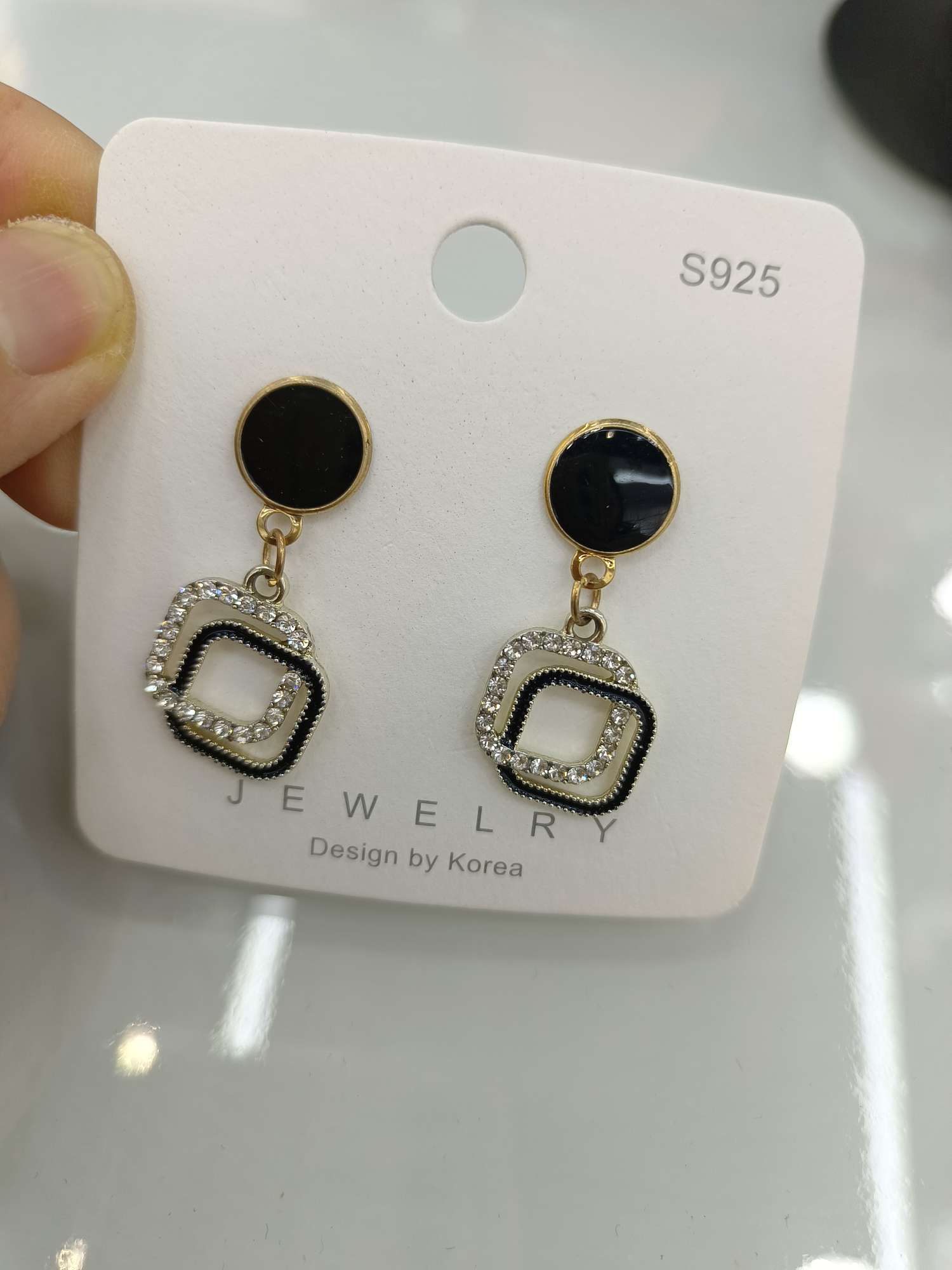 Fashionable accessories, earrings, titanium steel mixed ear studs, simple ear needles, earrings, earrings, titanium steel ear studs, earrings, cool earrings, titanium steel ear studs, national trend series