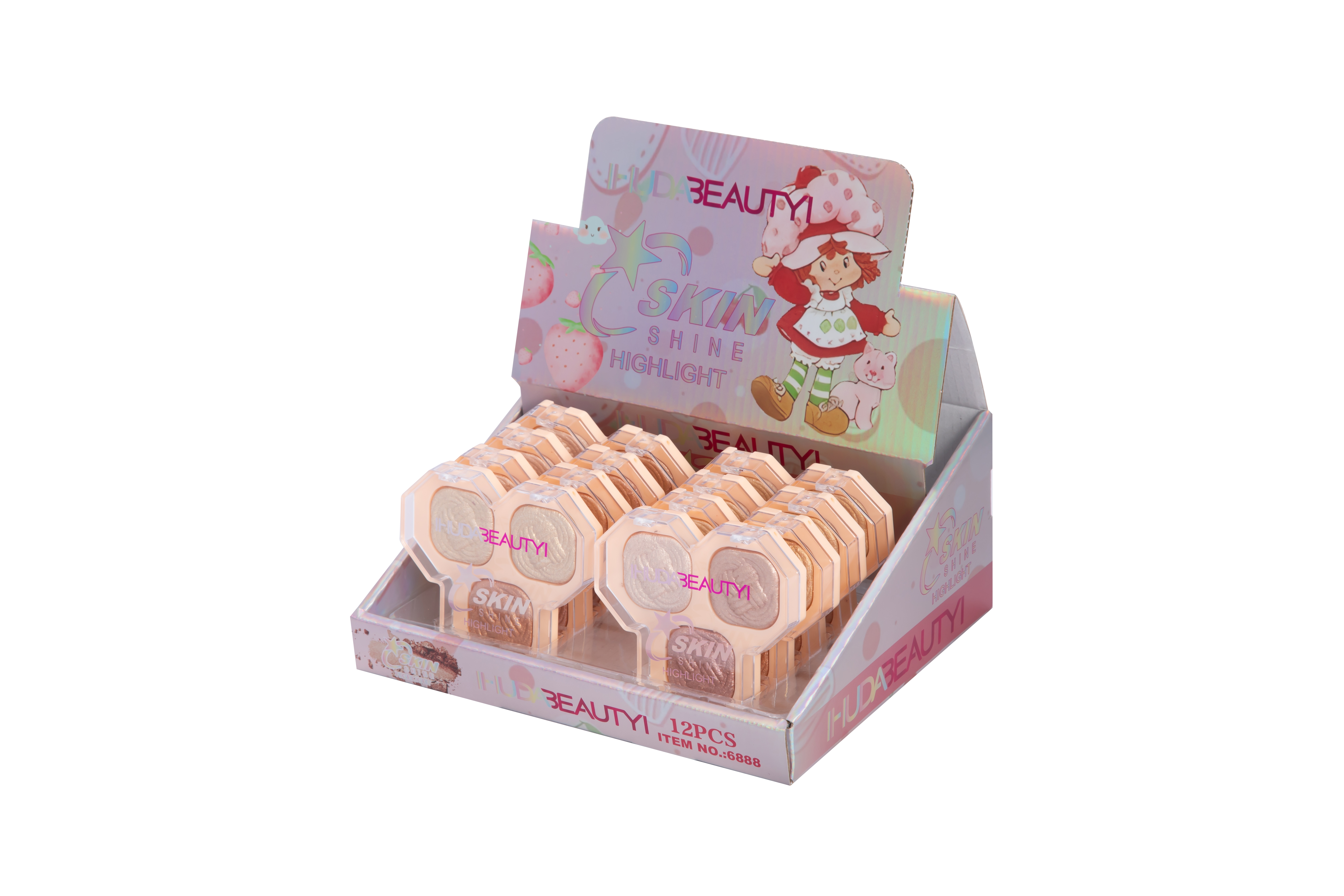 Brightening Skin Tone Tint Powder Nose Shadow Modified Three-dimensional Brightening Highlighter Powder Powder details Picture