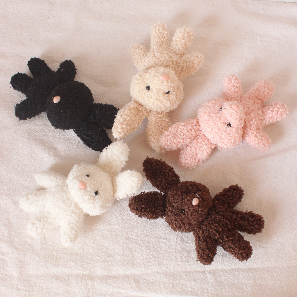 Cute bear cartoon scarves, hair accessories, plush toys, gentleman rabbit dolls, bags, mobile phone decorations, accessories and pendants