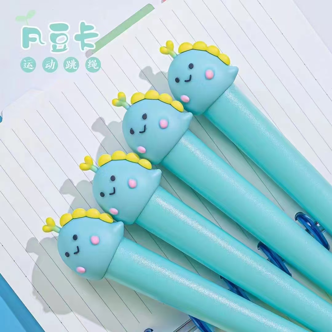 Fan Douka Stationery Creative Cute Cartoon Head Small Dinosaur Sports Jump Rope Sports Goods Fitness Products Jump Rope Children Outdoor Specification drawing