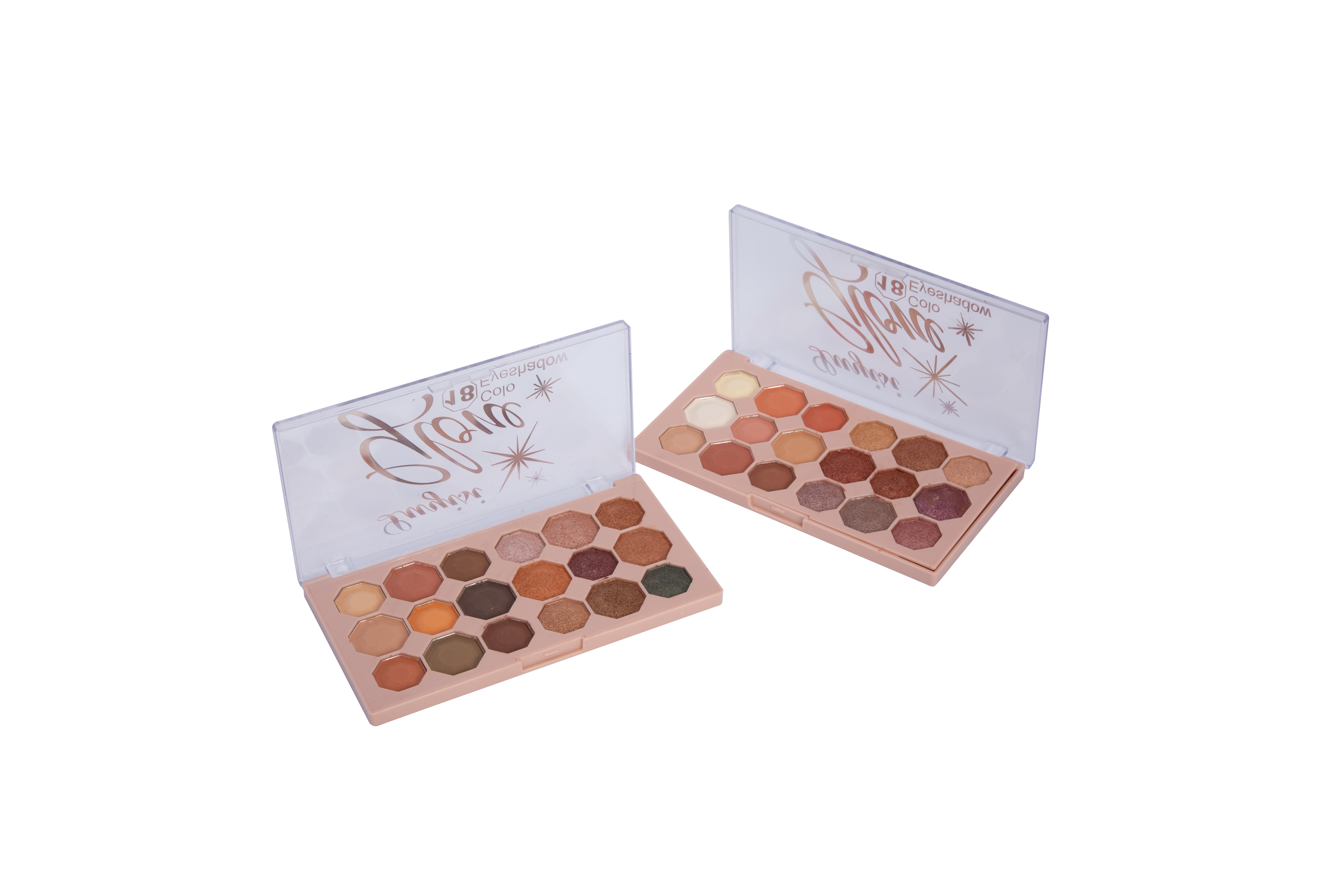 IHUDABEAUTYI new multi-color plastic box eyeshadow highlights earth color natural daily delicate octagonal star earth color eyeshadow Specification drawing