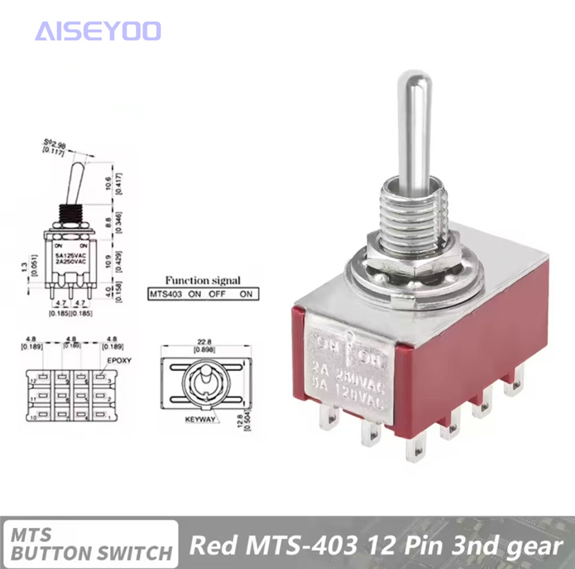钮子摇臂开关MTS-102/103/202/203/302/303/402/403两三档3/6/9脚 银点摇臂拨动开关详情20