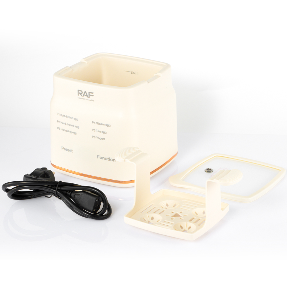 RAF European standard egg cooker, fully automatic household multi-functional egg steaming wonder, soft-boiled egg, hot spring egg, breakfast yogurt machine pic 7