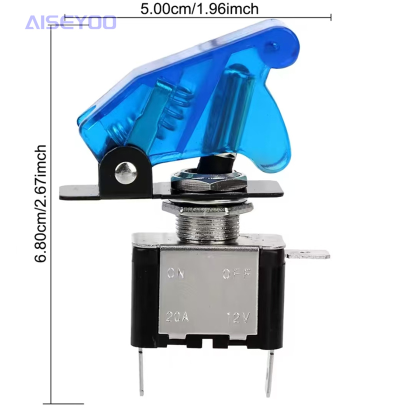 ASW-07D toggle switch with LED light car switch 12V20A rocker switch waterproof toggle rocker switch with waterproof cover switch Application Scenario