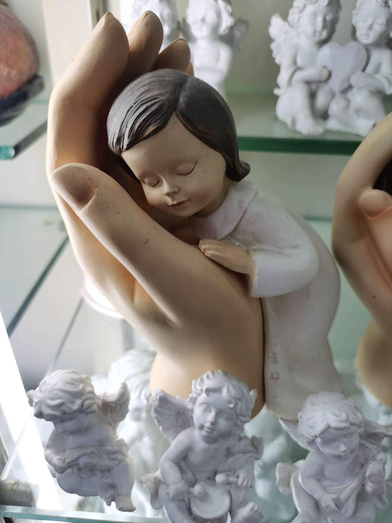 精致工艺品礼品 泡沫雕塑户外庭院摆件 托盘玄关装饰摆件 陶瓷花盆艺术装饰品 美观耐用精致摆件装饰品