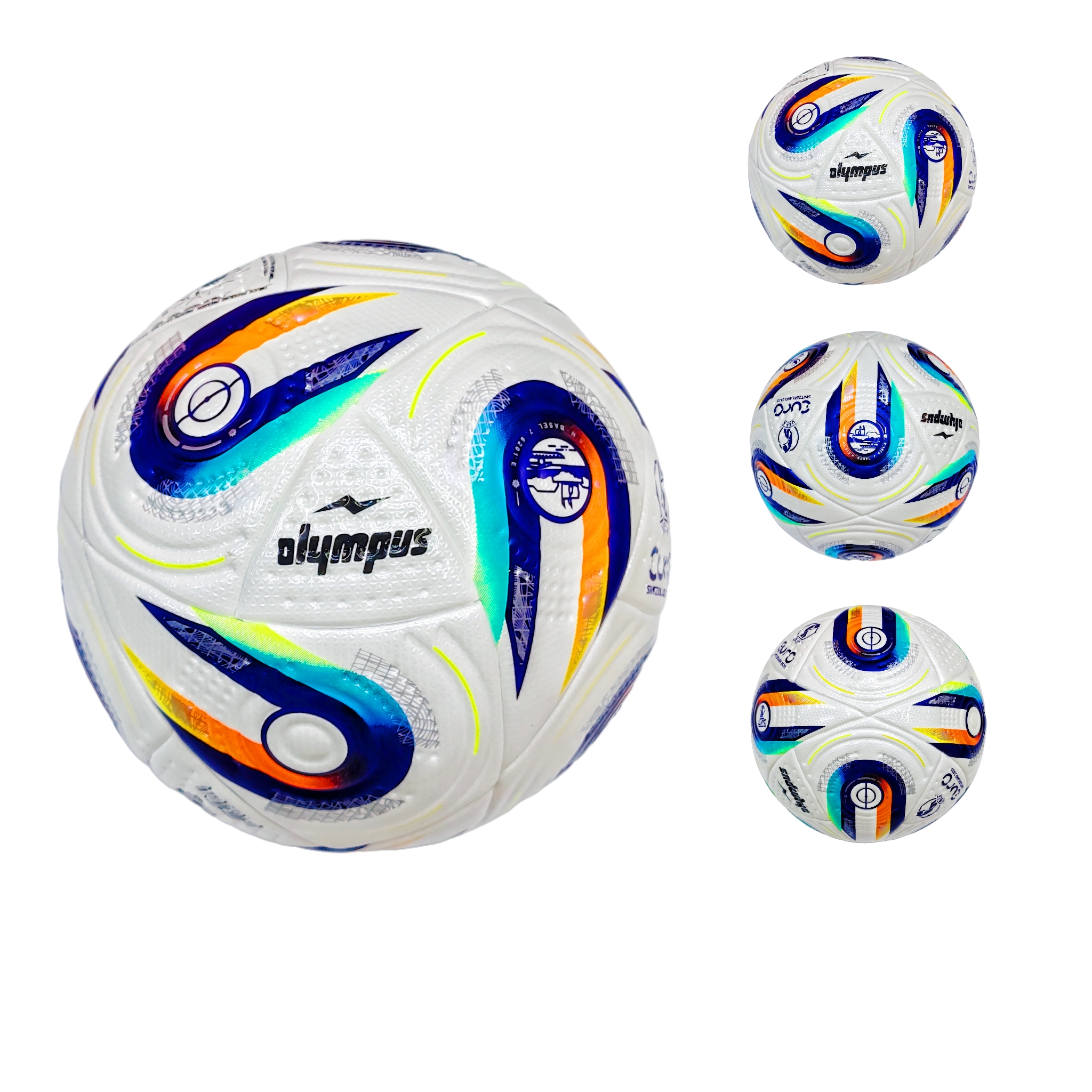 5# Sticker Football with PU material 5# Sticker PU Double Mirror Leather 2025-EURO Specification image