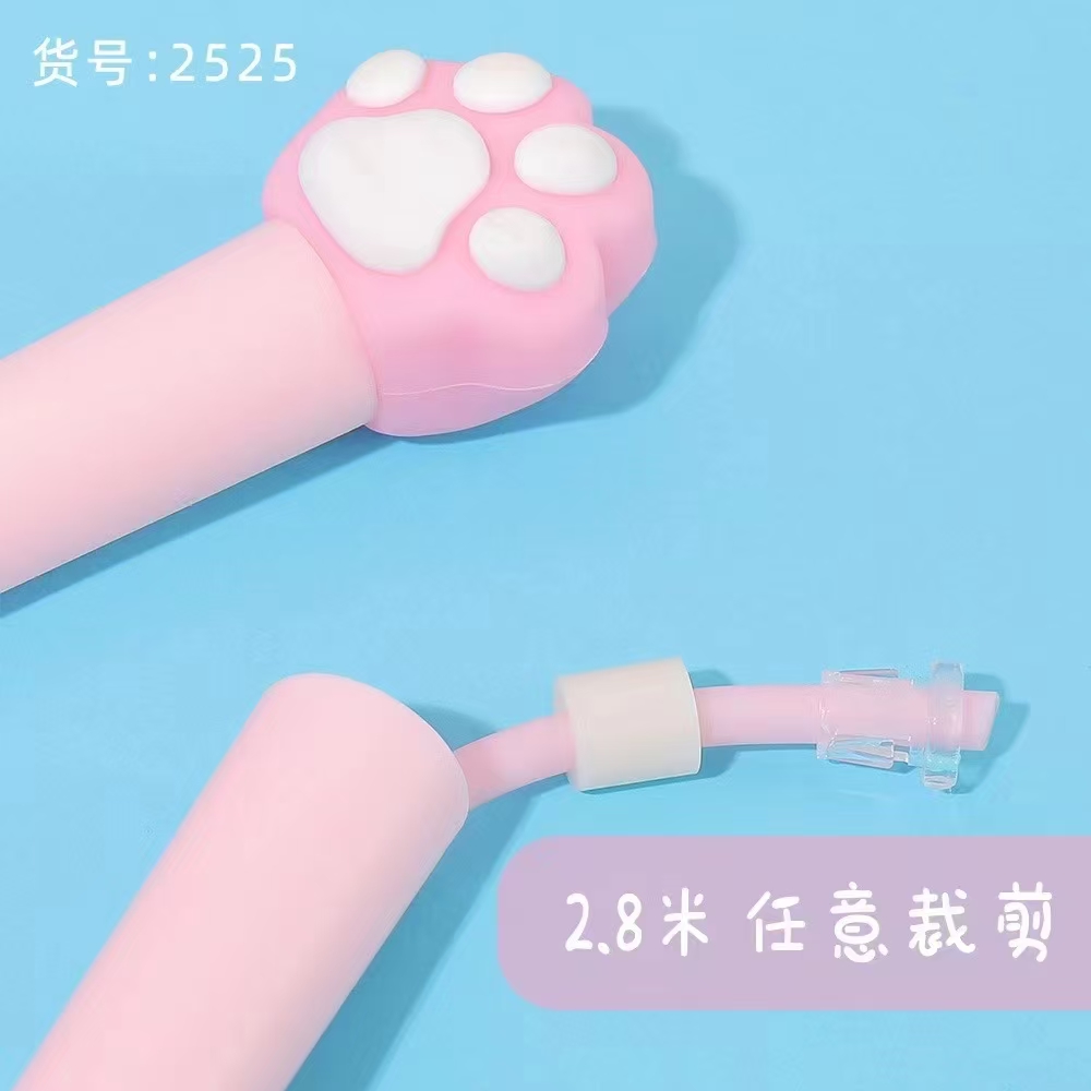 Fan Bean Card Stationery Creative Cute Cartoon Head Cat Claw Sports Jump Rope Sports Goods Fitness Products Jump Rope Children Outdoor Application Scenario