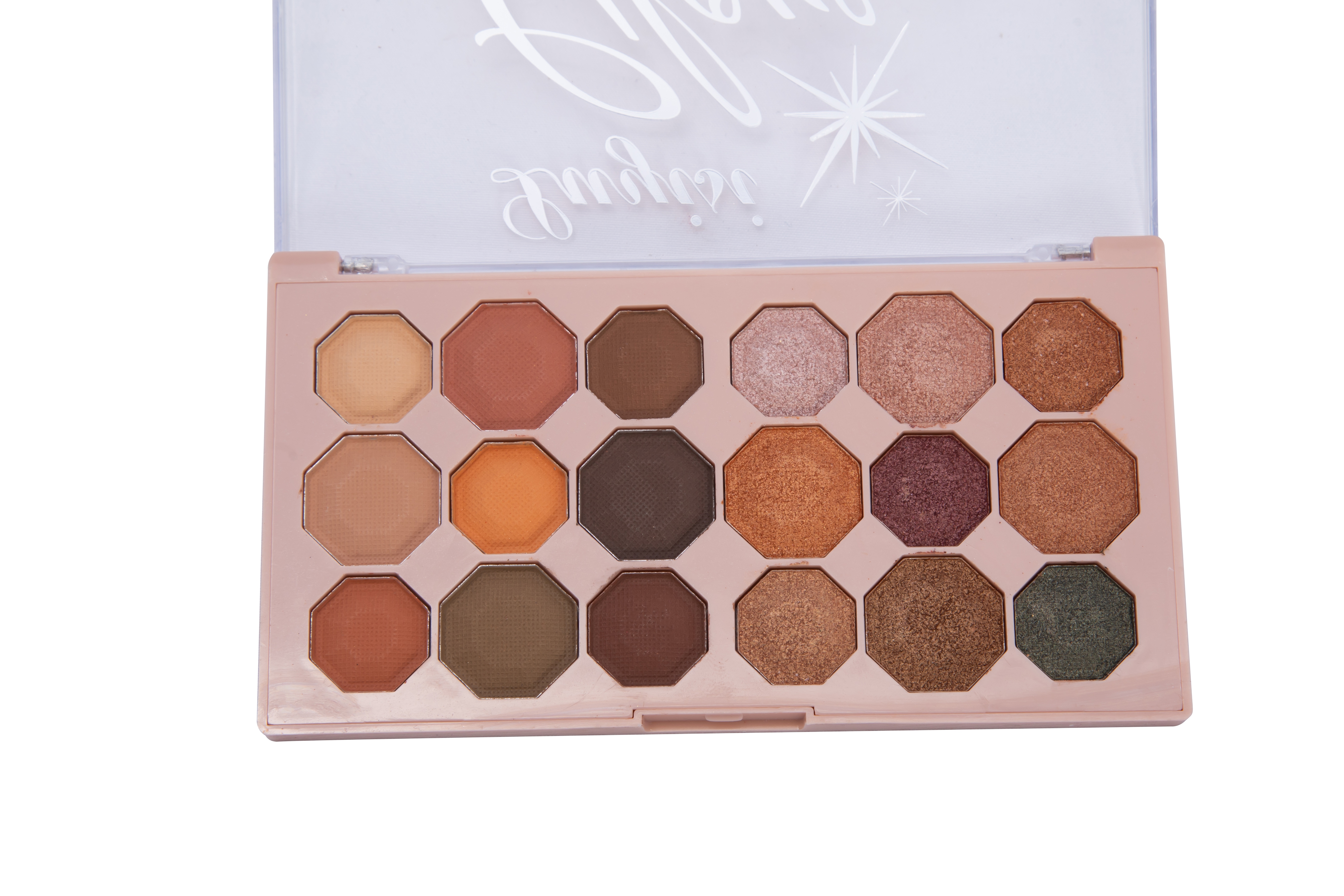 IHUDABEAUTYI new multi-color plastic box eyeshadow highlights earth color natural daily delicate octagonal star earth color eyeshadow Application Scenario