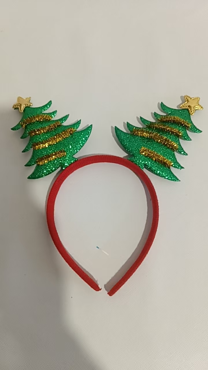 精美工艺品  圣诞装饰品 礼品工艺品其他材质工艺品 独特设计手工制作 圣诞树发箍