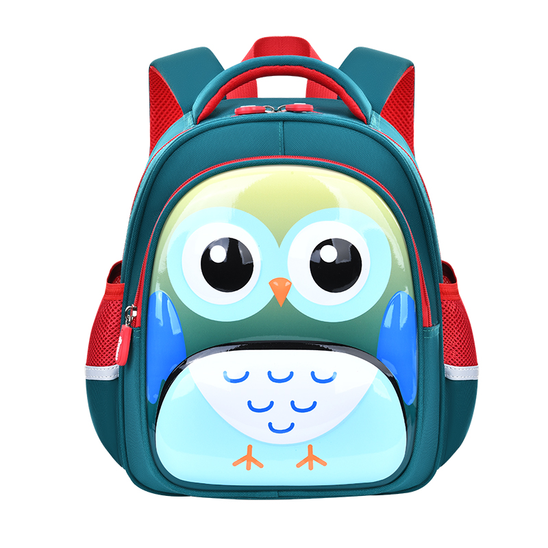 Big-tailed cat colorful cartoon baby kindergarten schoolbag, small boy and girl children's backpack, lightweight, waterproof, wear-resistant, cute and fun kindergarten backpack Item Picture