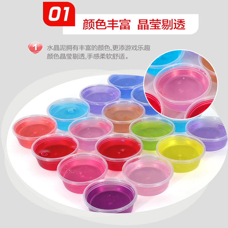 科教玩具益智彩泥粘土沙橡皮泥超轻粘土儿童休闲玩具创意手工DIY材料包详情图5